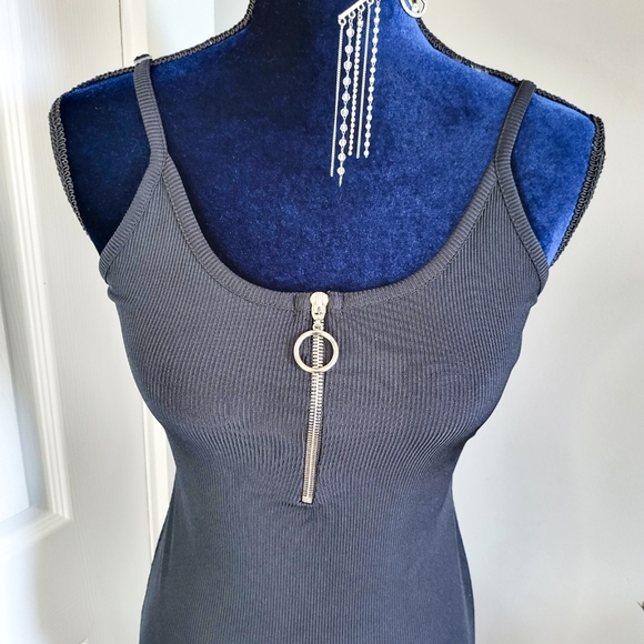New Look Dresses New Look Zip Front Bodycon Dress Poshmark